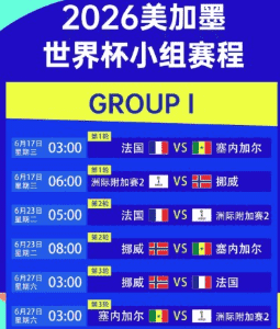 2026年世界杯预选赛